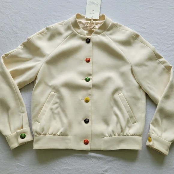 Sezane Jackets Coats Sezane X Jcc Ecru Mike Jacket Nwt